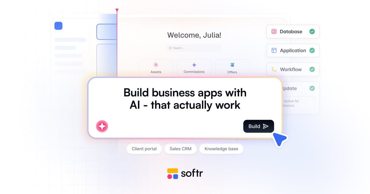The cover image of Softr