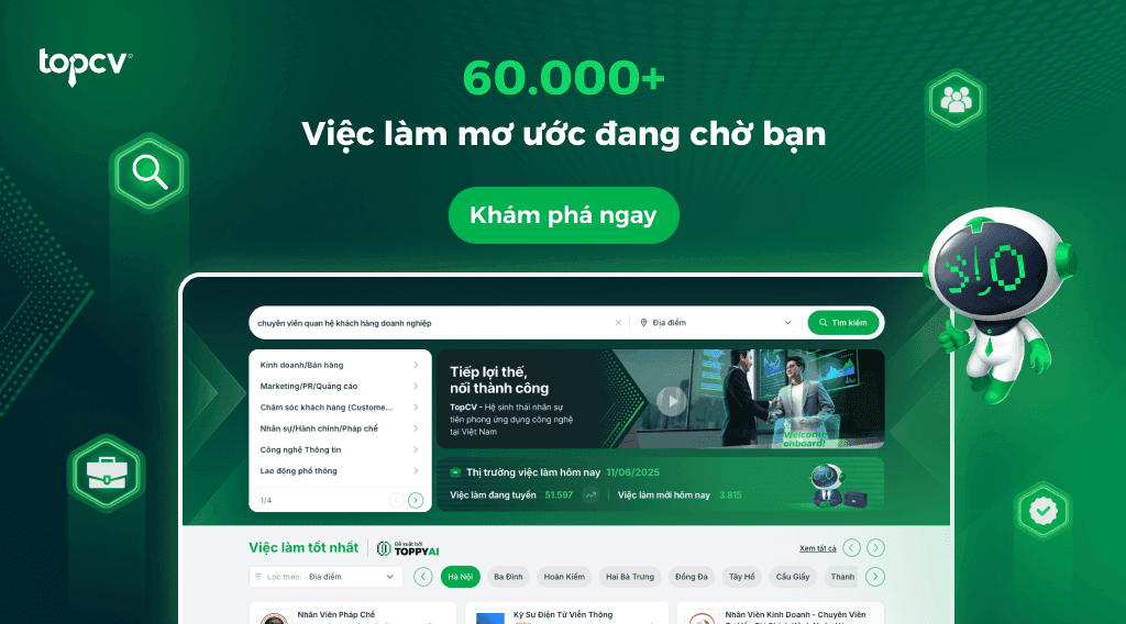 The cover image of TopCV