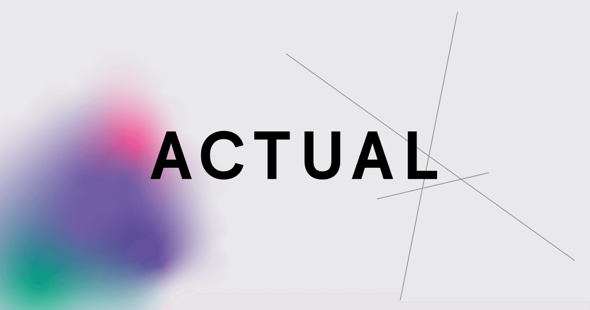 The cover image of アクチュアル株式会社