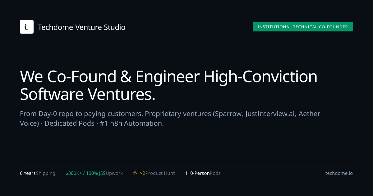 The cover image of Techdome Solutions Private Limited