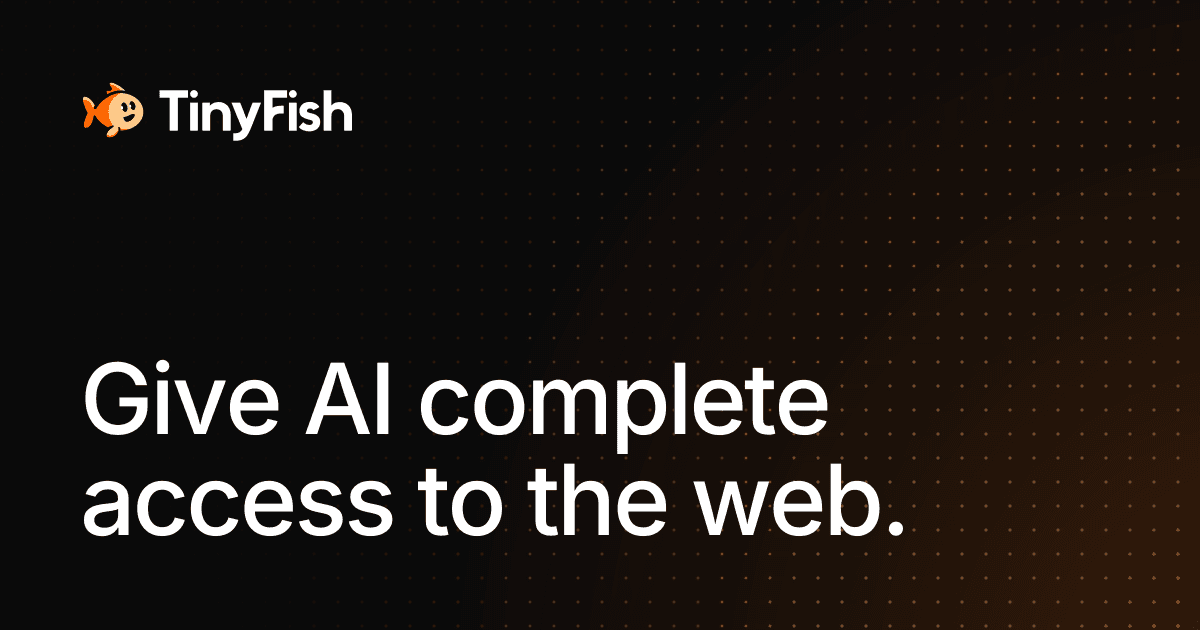 The cover image of TinyFish