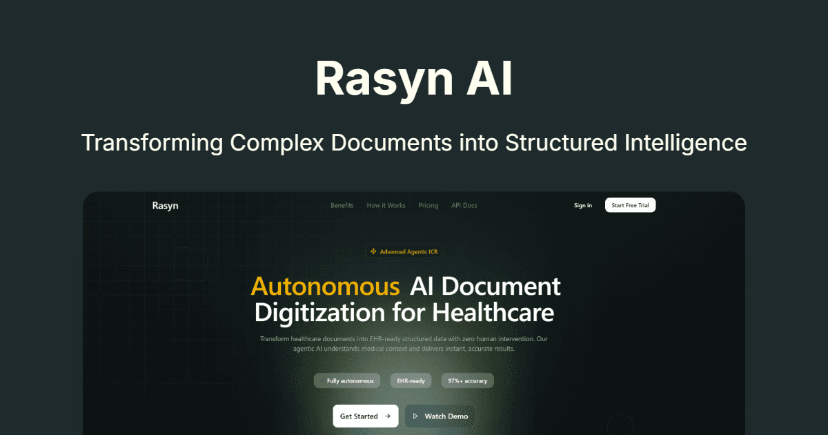 The cover image of Rasyn Technologies