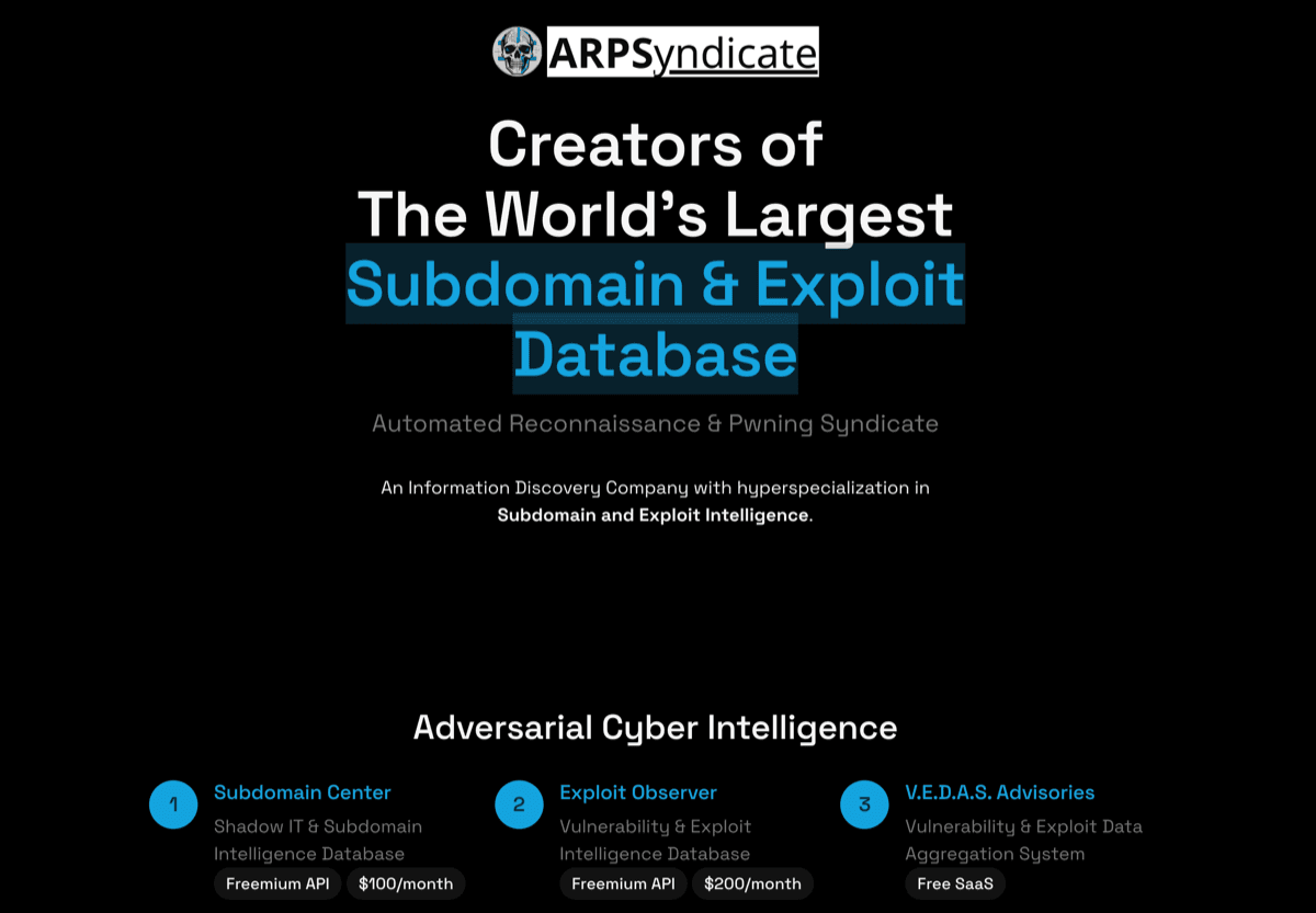 The cover image of ARPSyndicate