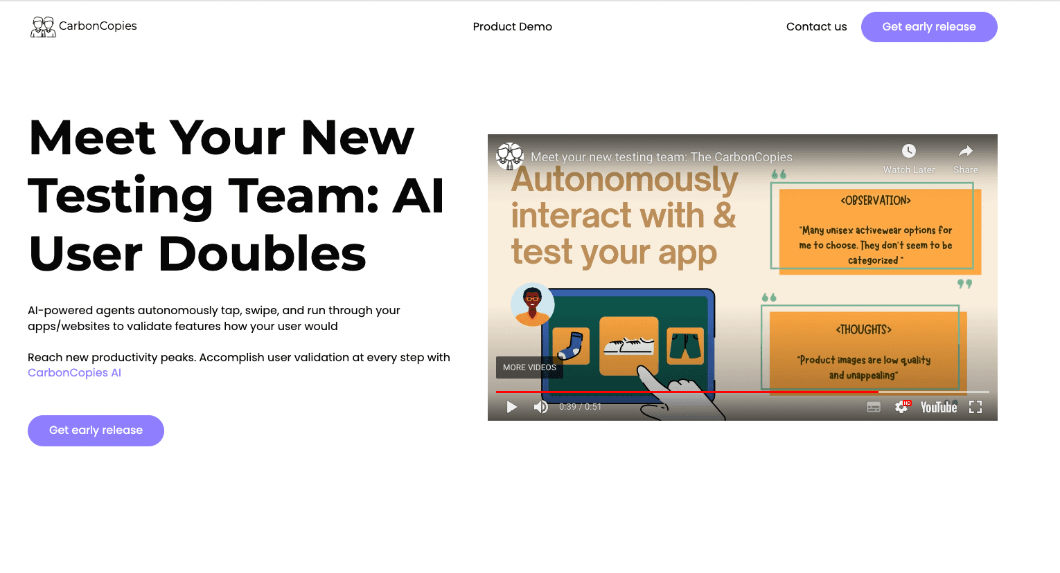 The cover image of CarbonCopies AI
