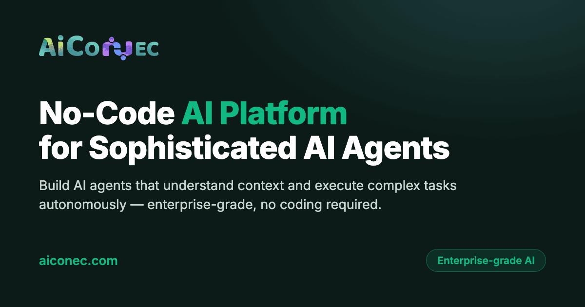 The cover image of AiConec