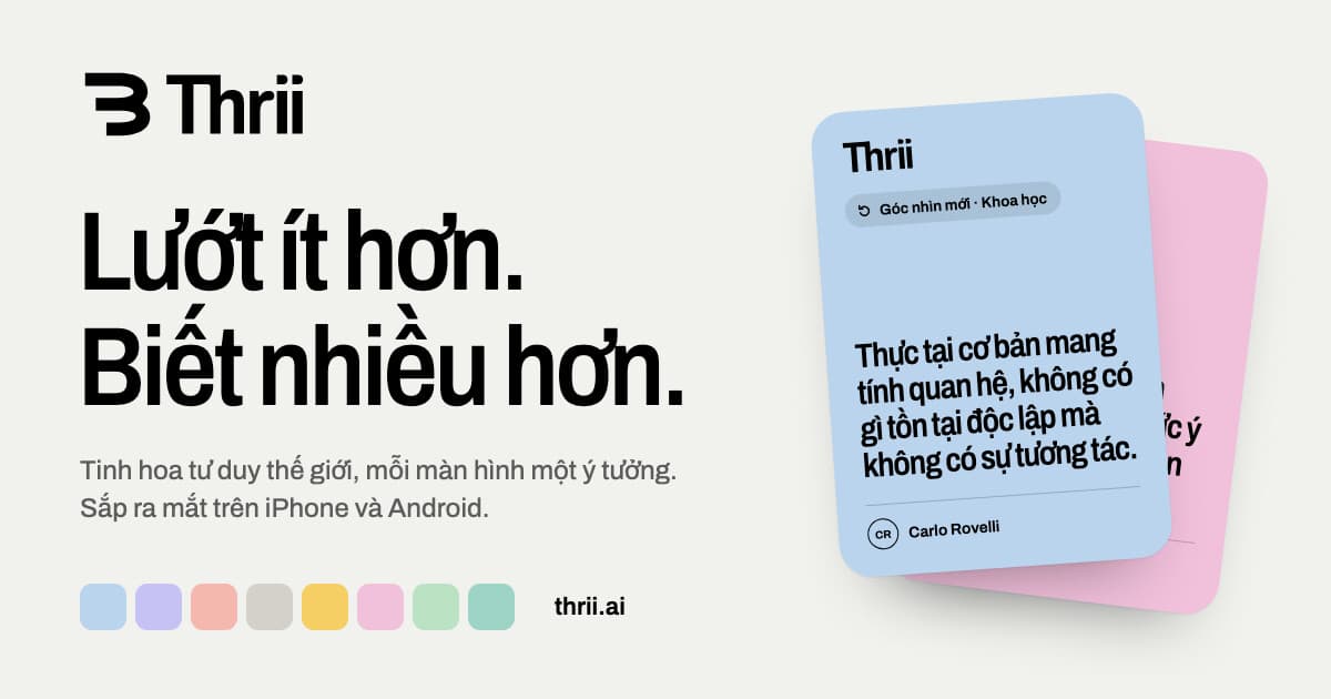 The cover image of Thrii