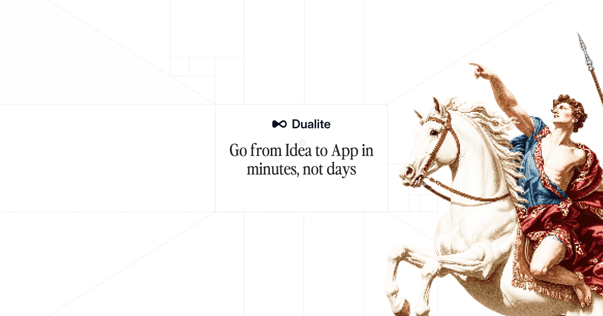 The cover image of Dualite