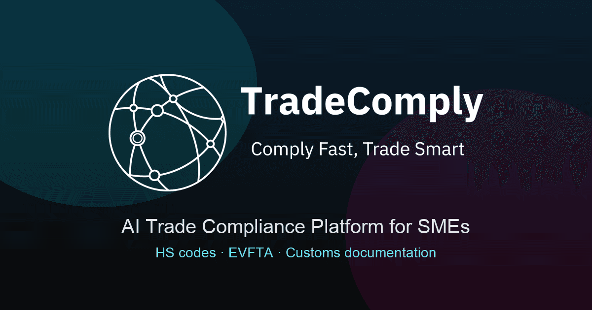 The cover image of TradeComply