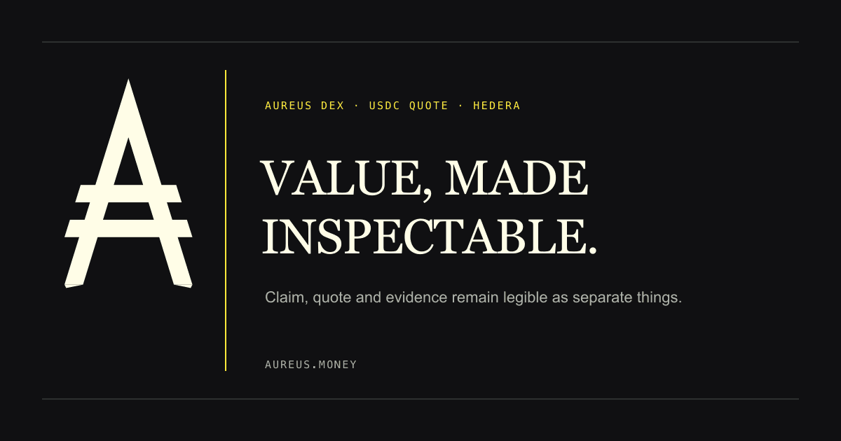 The cover image of Aureus