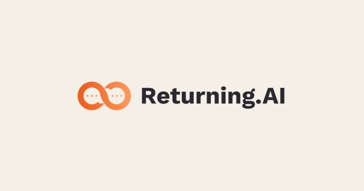 The cover image of Returning.AI