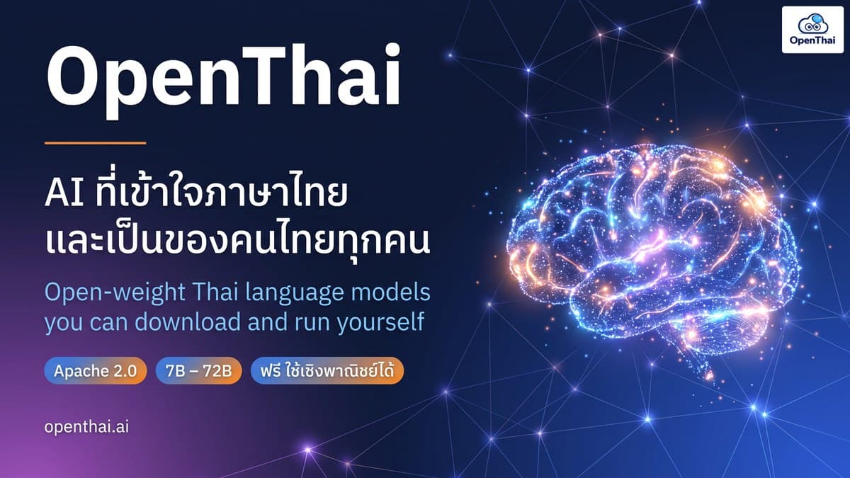 The cover image of OpenThaiGPT