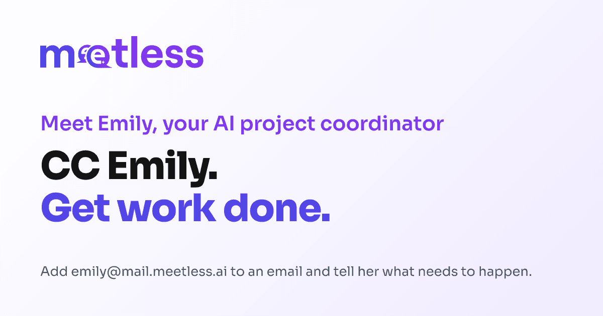 The cover image of Meetless