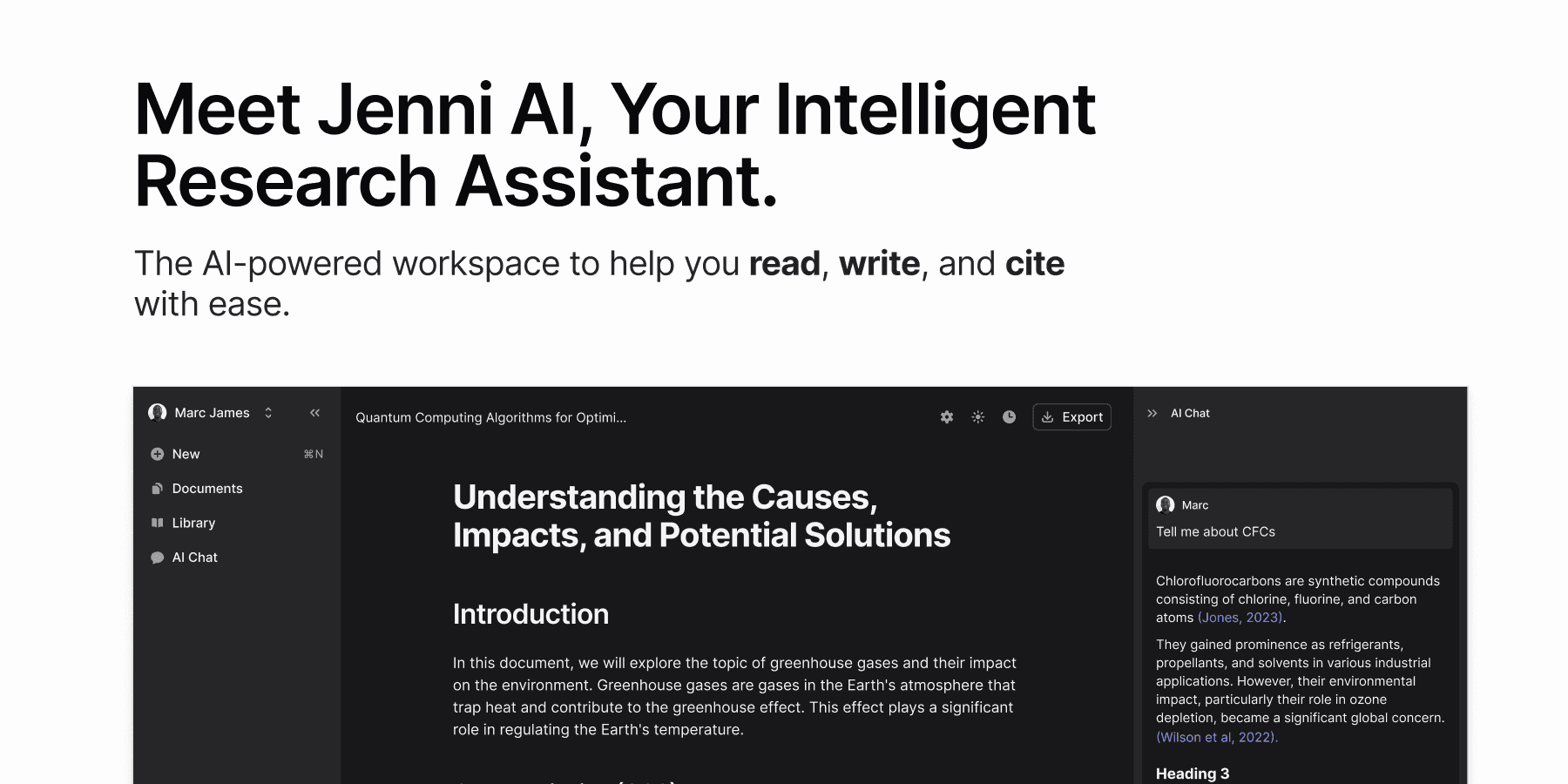 The cover image of Jenni AI