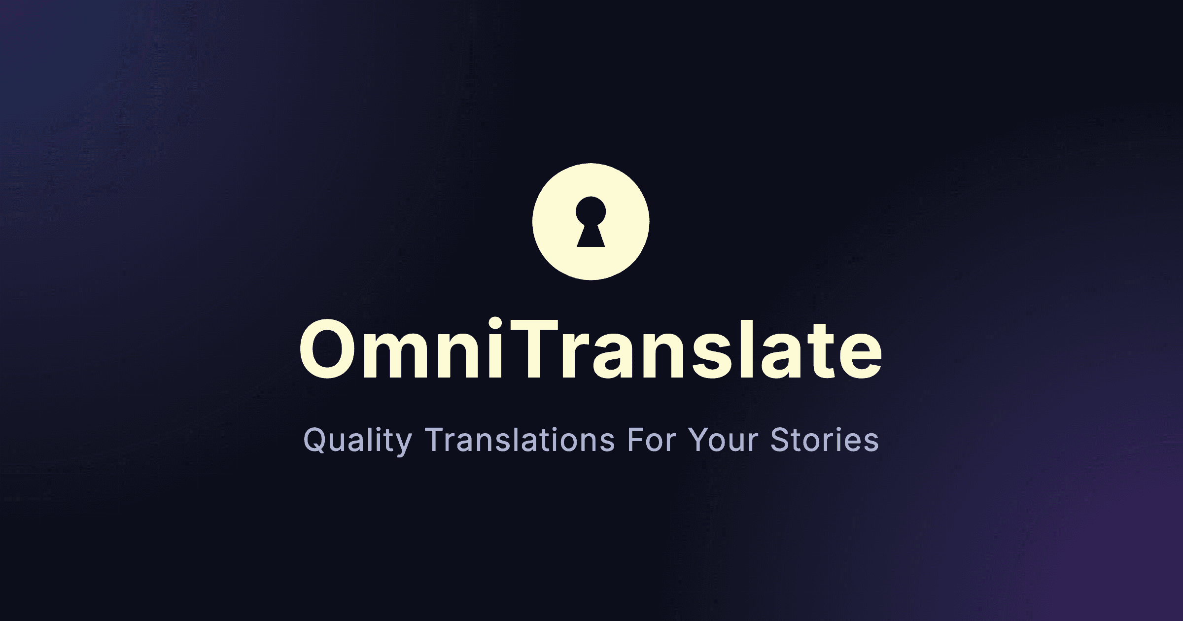 The cover image of OmniTranslate