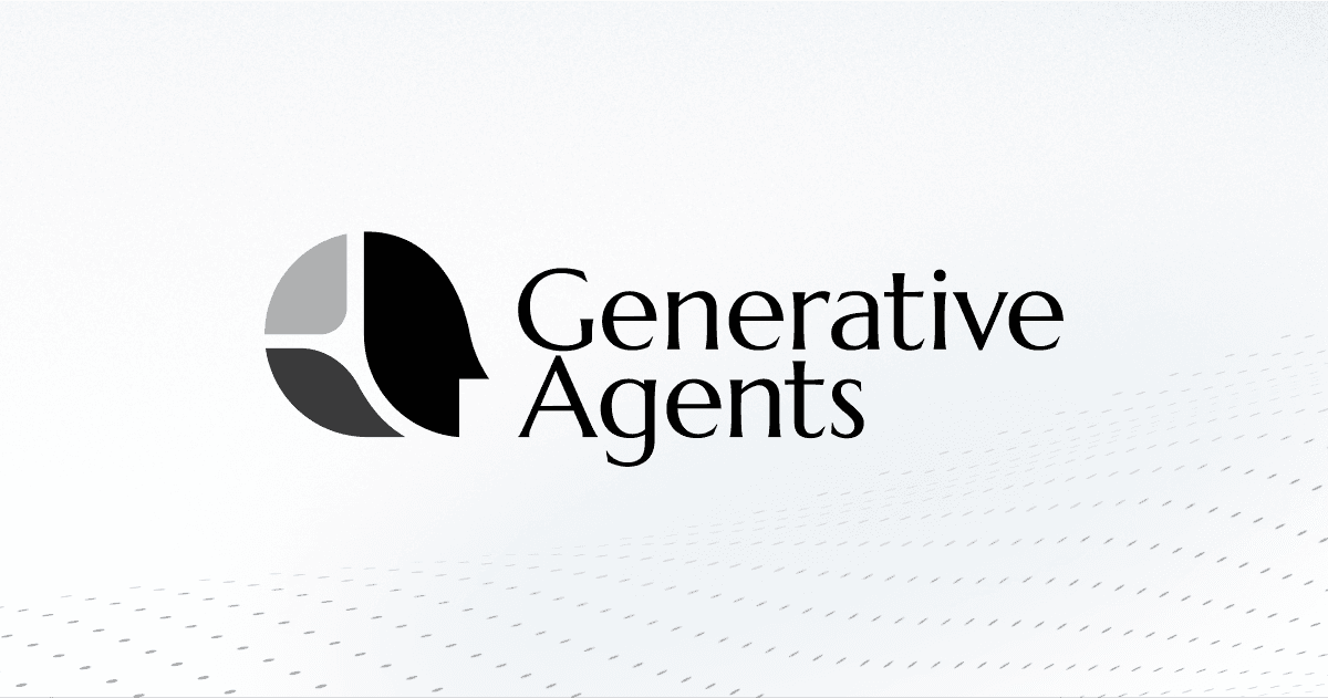 The cover image of Generative Agent.Inc