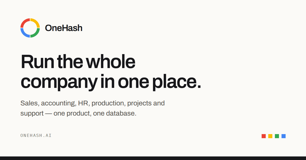 The cover image of OneHash AI
