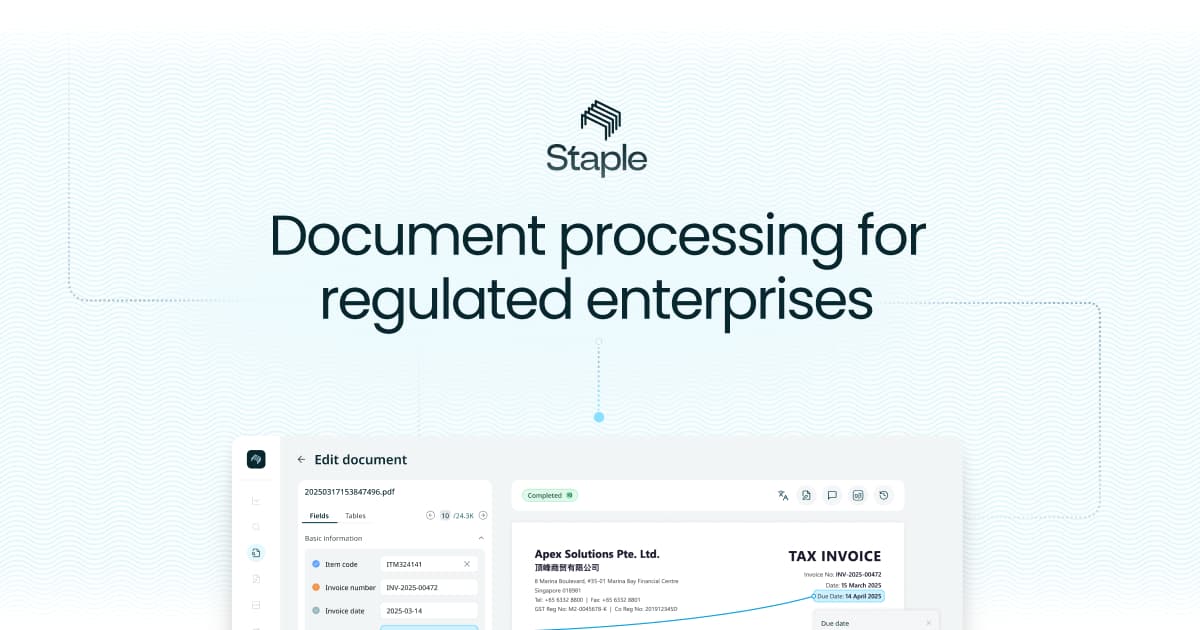 The cover image of Staple AI